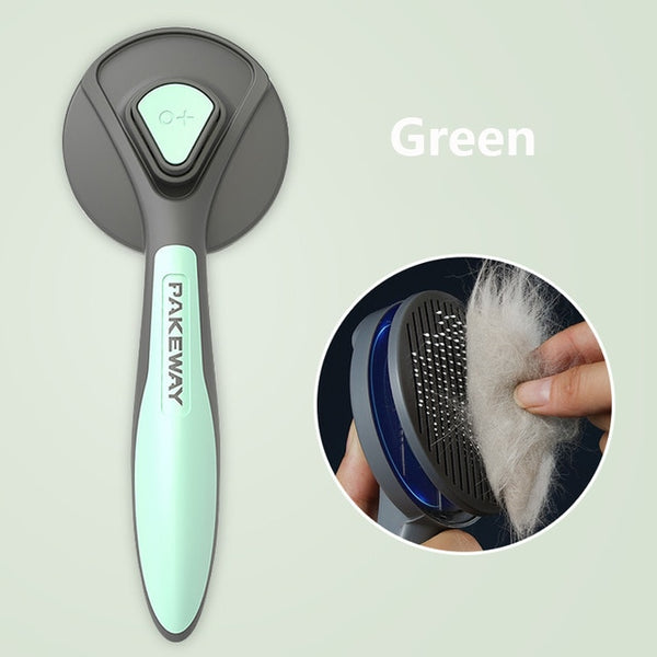 Pet's Grooming Brush with easy clean - Brite