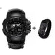 LED Military Watch with compass 30M Waterproof men's Sports Watch Men Sport Watch Shock Sport Watches Electronic Wristwatches - Brite