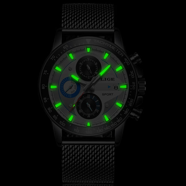 LIGE Men's Fashion Watch - Brite