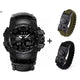 LED Military Watch with compass 30M Waterproof men's Sports Watch Men Sport Watch Shock Sport Watches Electronic Wristwatches - Brite