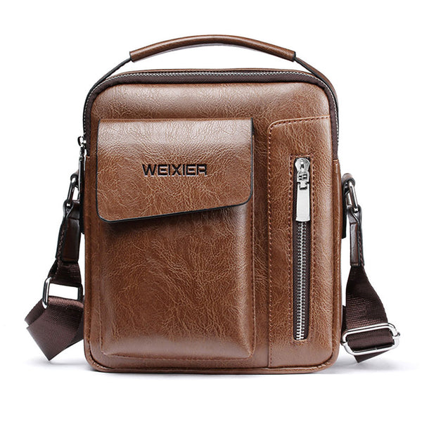 Casual Men Shoulder Bag Vintage Crossbody, High Quality  Messenger Bags - Brite