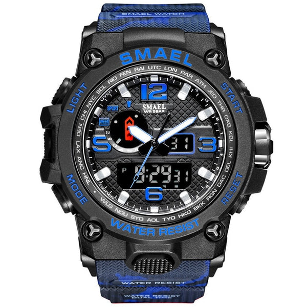 Dual Display Military Quartz Wristwatch - Brite