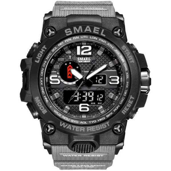 Dual Display Military Quartz Wristwatch - Brite