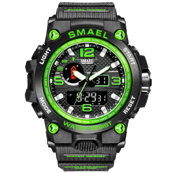 Dual Display Military Quartz Wristwatch - Brite