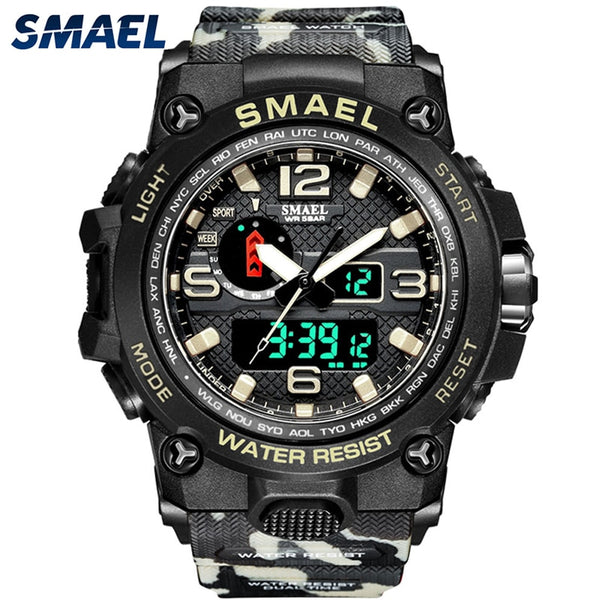 Dual Display Military Quartz Wristwatch - Brite