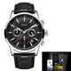 LIGE Men Watches 2022 New Fashion Leather Waterproof  Luxury +box - Brite